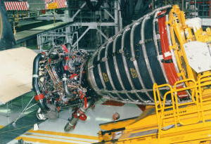 Space Shuttle main engine.